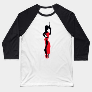 Female Spy Baseball T-Shirt